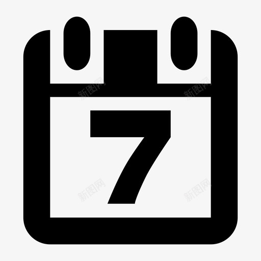 icon-指数日历svg_新图网 https://ixintu.com icon-指数日历