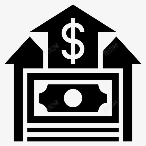 利润收入增加利润图标svg_新图网 https://ixintu.com 利润 增加利润 收入 更多的利润 更多的钱