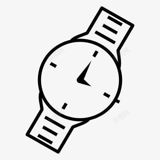 手表配件小时图标svg_新图网 https://ixintu.com 小时 手表 时间 配件