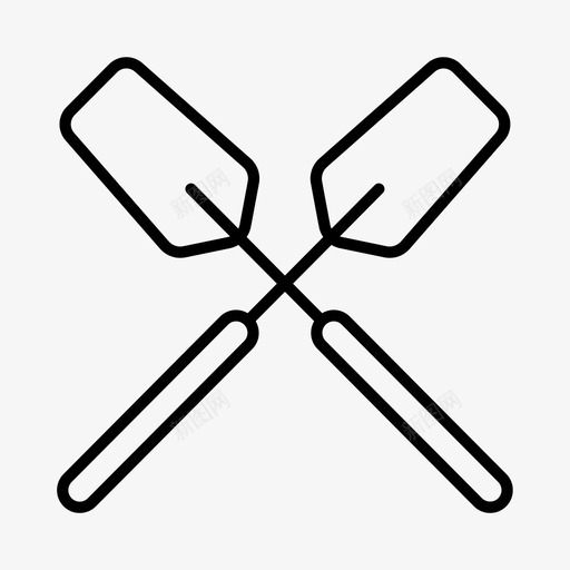 划桨澳大利亚海滩图标svg_新图网 https://ixintu.com 假期 划桨 夏天 海滩 海边 澳大利亚