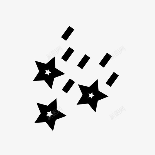流星占星术星系图标svg_新图网 https://ixintu.com 占星术 天气预报 星系 流星