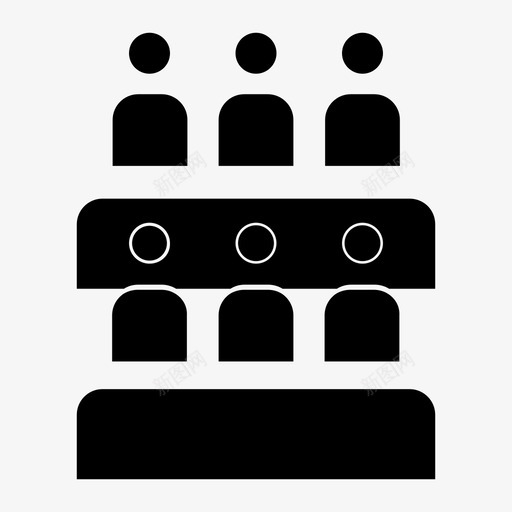 观众电影院1图标svg_新图网 https://ixintu.com 电影院1 观众