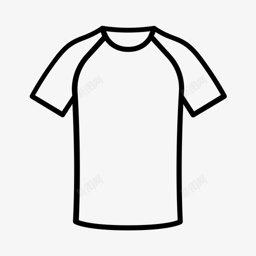 T恤衣服男图标svg_新图网 https://ixintu.com T恤 中性 男 衣服
