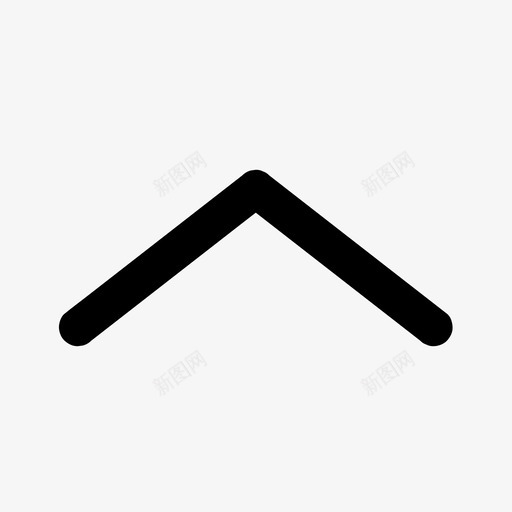 ios-上拉箭头svg_新图网 https://ixintu.com ios-上拉箭头