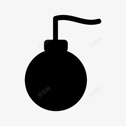 炸弹炸药大炮图标svg_新图网 https://ixintu.com 大炮 炸弹 炸药