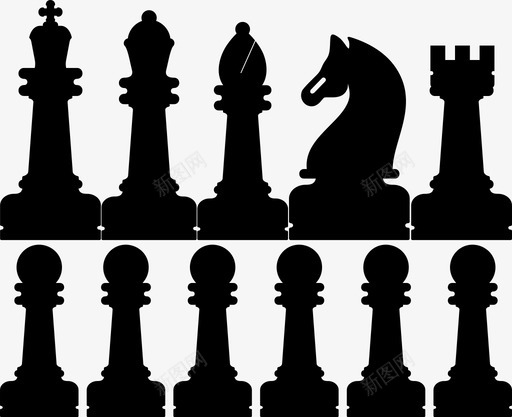 国际象棋体育国际象棋运动图标svg_新图网 https://ixintu.com 体育 国际象棋 国际象棋运动