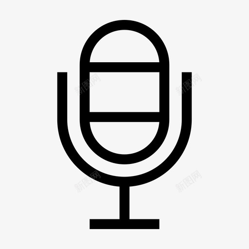 麦克风唱歌声音图标svg_新图网 https://ixintu.com 唱歌 声音 接口 麦克风
