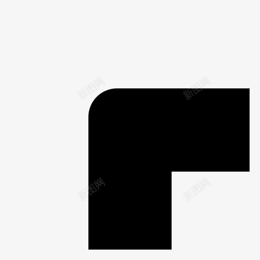 右下角边界障碍物图标svg_新图网 https://ixintu.com pacman游戏包 右下角 块 墙 边界 障碍物