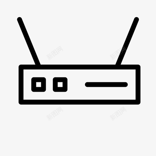 路由器wifi硬件和设备图标svg_新图网 https://ixintu.com wifi 硬件和设备 路由器