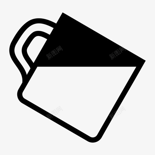 倾斜的玻璃饮料液体图标svg_新图网 https://ixintu.com 倾斜的玻璃 水 液体 饮料