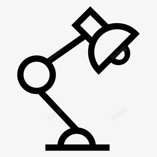 阅读灯图标svg_新图网 https://ixintu.com 阅读灯