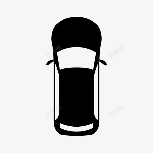 汽车鸟瞰家庭用车图标svg_新图网 https://ixintu.com 家庭用车 污染 汽车 道路 鸟瞰