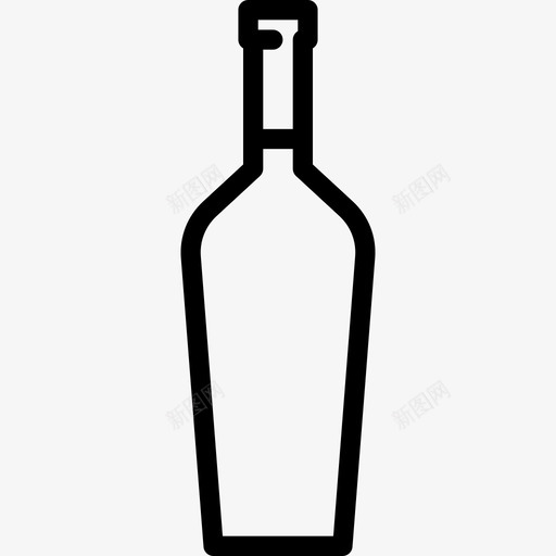 酒瓶食品饮料图标svg_新图网 https://ixintu.com 酒瓶 食品饮料