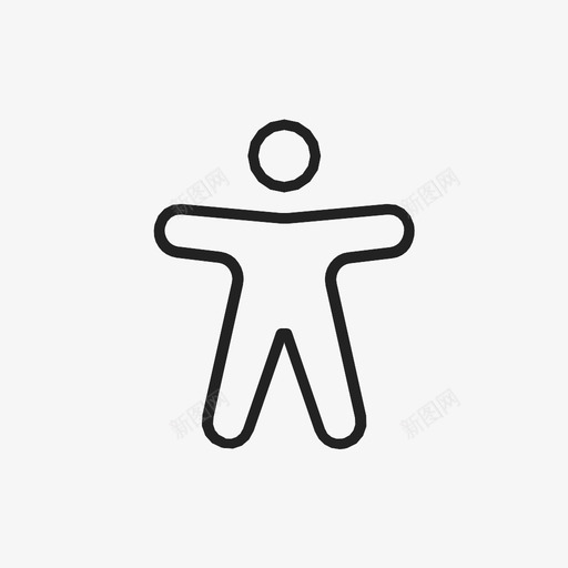 可访问性android可接近性图标svg_新图网 https://ixintu.com android 个人 可接近性 可访问性 用户