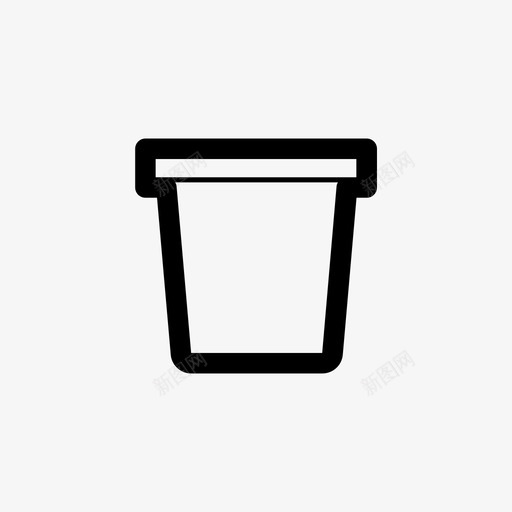 酸奶杯子杂货店图标svg_新图网 https://ixintu.com 杂货店 杂货店购物3 杯子 浴缸 酸奶 酸奶油