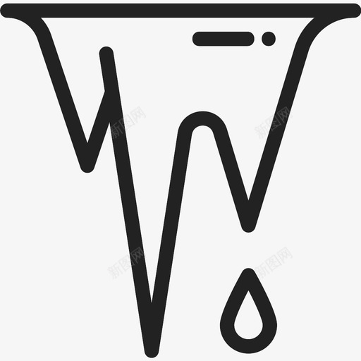 钟乳石图标svg_新图网 https://ixintu.com 钟乳石