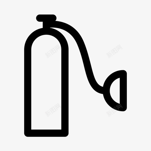 氧气管氧气罐健康和药品图标svg_新图网 https://ixintu.com 健康和药品 氧气管 氧气罐