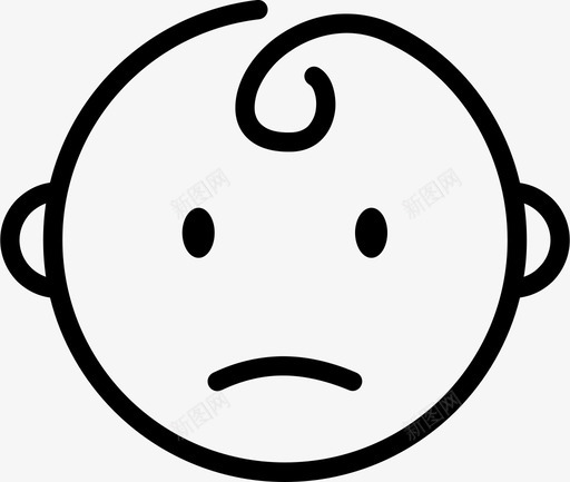 宝贝伤心宝贝难过图标svg_新图网 https://ixintu.com 宝贝伤心 宝贝难过