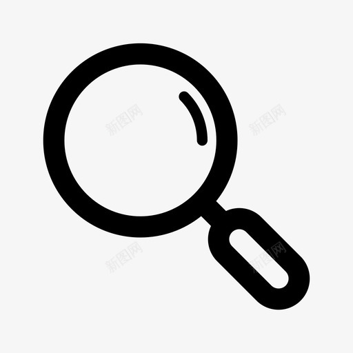 搜索查找缩放图标svg_新图网 https://ixintu.com 2个权重线图标 搜索 查找 缩放
