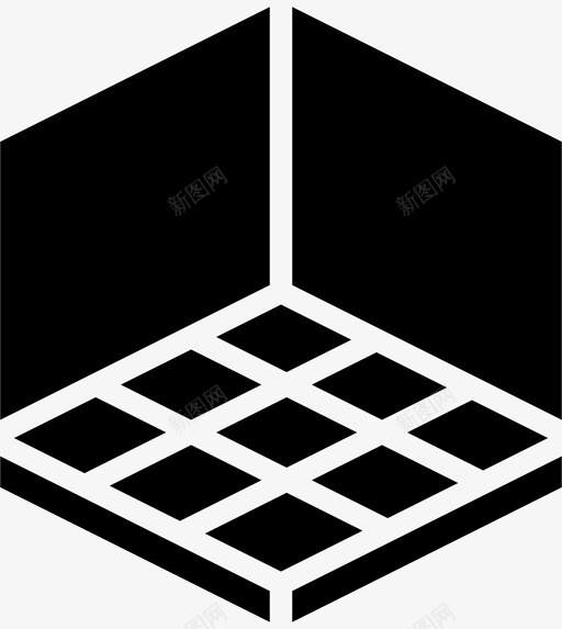 地板界面绘图图标svg_新图网 https://ixintu.com cad 三维图形用户界面实体 图形 地板 建模 界面 绘图