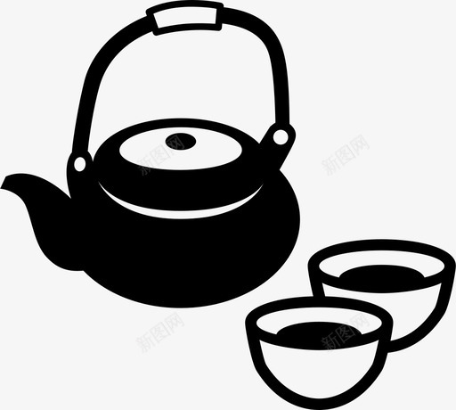 采购产品茶绿茶服务图标svg_新图网 https://ixintu.com 服务 绿茶 茶壶 茶杯 采购产品茶 食品和饮料