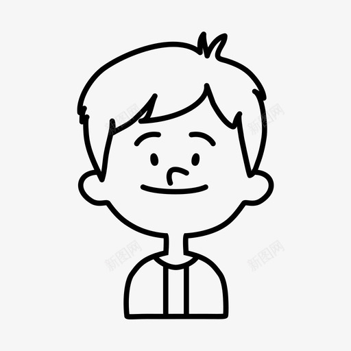 化身聪明的孩子男孩孩子图标svg_新图网 https://ixintu.com 个人资料 化身孩子 化身聪明的孩子 孩子 男孩