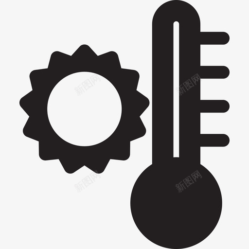 夏季气温天气夏季和节假日图标svg_新图网 https://ixintu.com 夏季和节假日 夏季气温 天气 风雨气温图