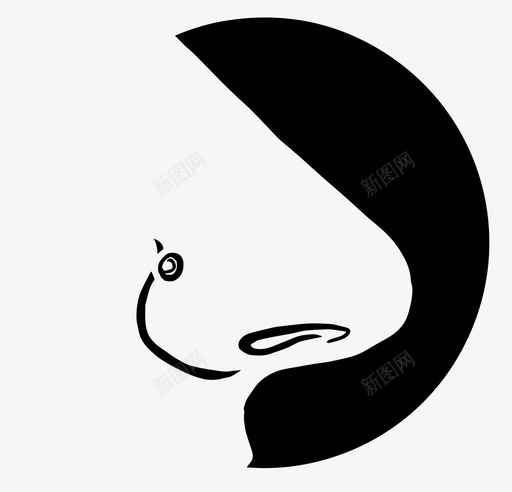 穿鼻手绘珠宝图标svg_新图网 https://ixintu.com 手绘 珠宝 穿孔 穿鼻 身体部位