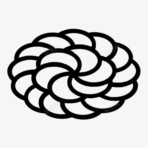 土豆砂锅烹饪土豆图标svg_新图网 https://ixintu.com 土豆 土豆砂锅 感恩节 感恩节图标 烤土豆 烹饪