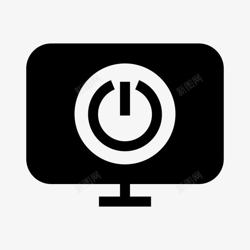 关机计算机系统图标svg_新图网 https://ixintu.com 关机 系统 计算机