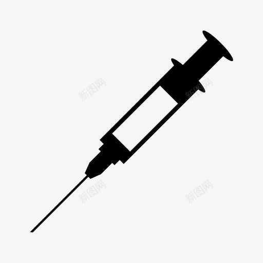注射器药品医院图标svg_新图网 https://ixintu.com 医院 工具 注射 注射器 药品 药物
