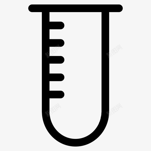 试管生物学实验图标svg_新图网 https://ixintu.com 实验 教学大纲 生物学 试管