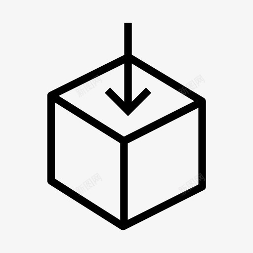进口交货装运图标svg_新图网 https://ixintu.com 交货 装运 进口
