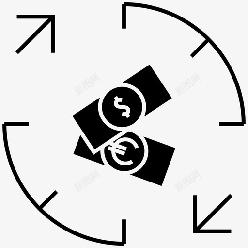 投资回报财务图标svg_新图网 https://ixintu.com 投资回报 财务