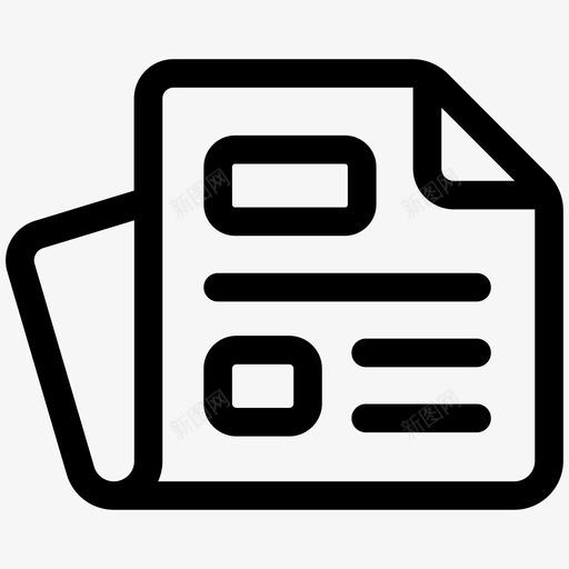 报纸折叠报纸通讯线路第9卷图标svg_新图网 https://ixintu.com 折叠报纸 报纸 通讯线路第9卷