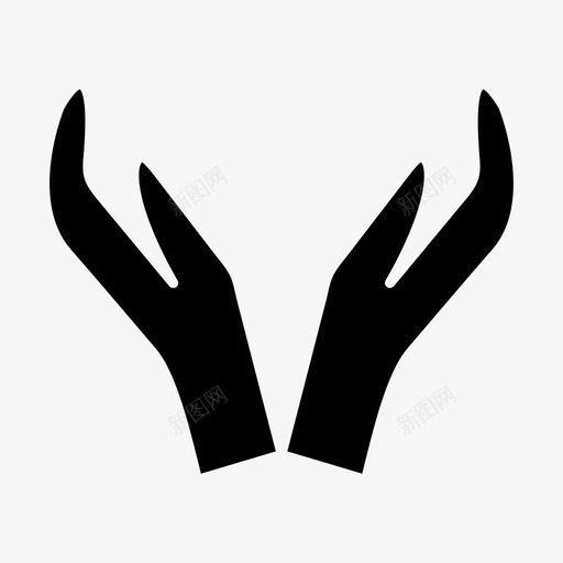 手手指手护理图标svg_新图网 https://ixintu.com 安全手 手 手护理 手指