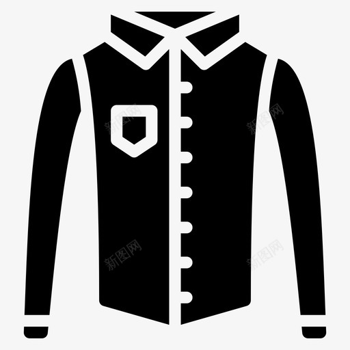 衬衫服装男式图标svg_新图网 https://ixintu.com smart 服装 男式 男式服装纯色 衬衫