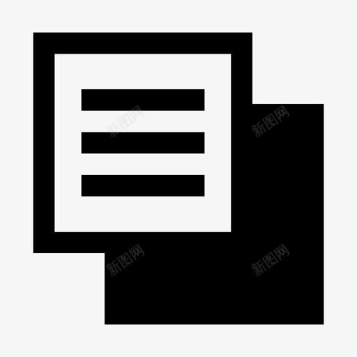 文件卡片信息图标svg_新图网 https://ixintu.com 信息 卡片 文件 文本