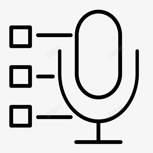 语音输入svg_新图网 https://ixintu.com 语音输入