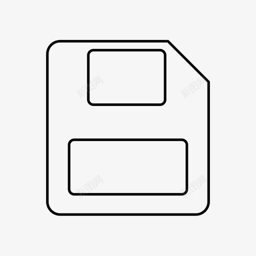 软盘mobile2图标svg_新图网 https://ixintu.com mobile2 软盘
