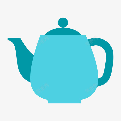 Teapotsvg_新图网 https://ixintu.com Teapot 填充 多色