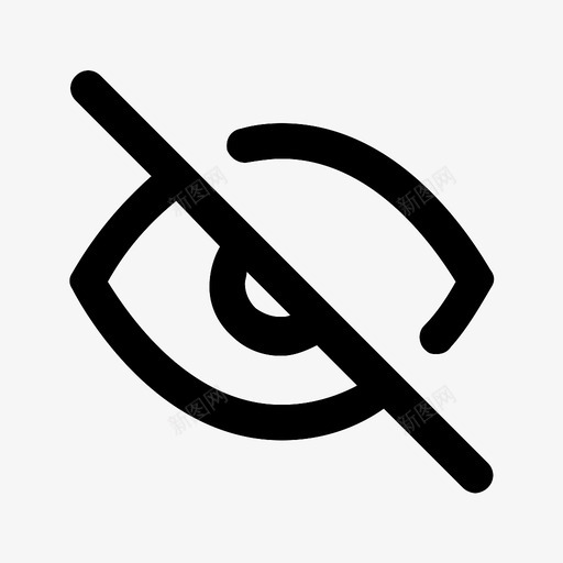 躲起来别看图标svg_新图网 https://ixintu.com 别看 躲起来