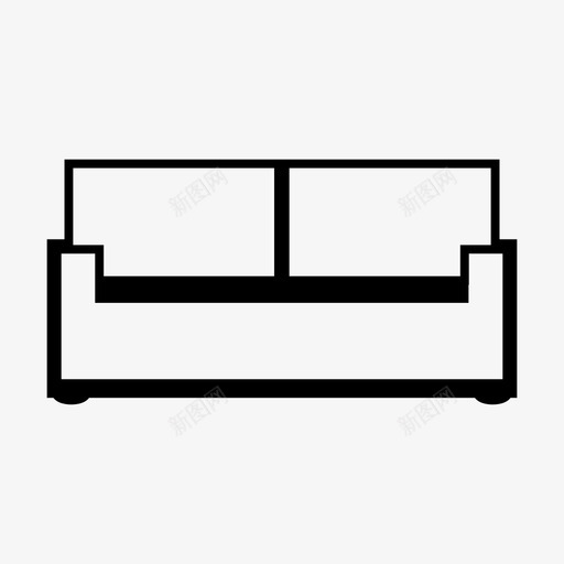 休息室放松休息图标svg_新图网 https://ixintu.com 休息 休息室 放松 沙发 沙发内饰