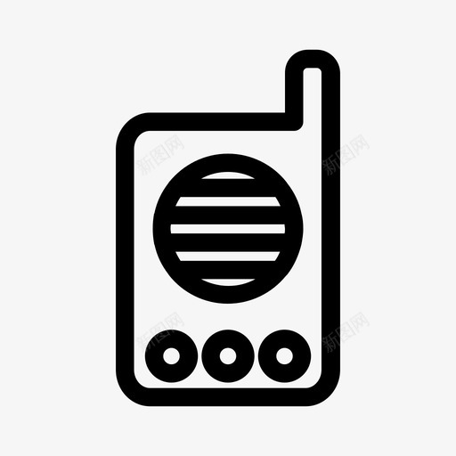 无线电炮兵图标svg_新图网 https://ixintu.com 无线电 炮兵