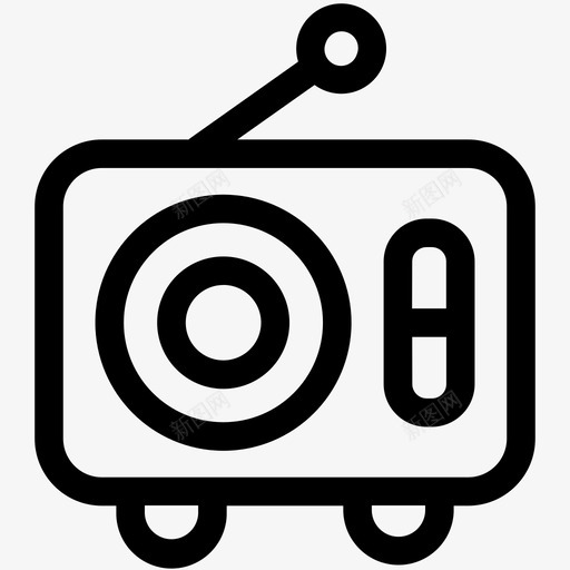 无线电通信线路第二卷图标svg_新图网 https://ixintu.com 无线电通信线路第二卷