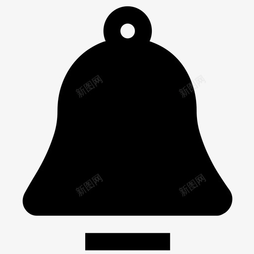 主动提醒大铃铛svg_新图网 https://ixintu.com 主动提醒大铃铛