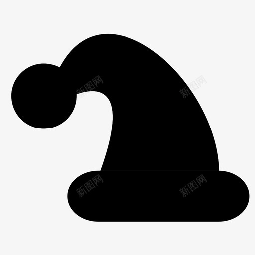 圣诞帽服装时装图标svg_新图网 https://ixintu.com 圣诞帽 圣诞老人 时装 服装