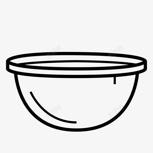碗厨师面粉图标svg_新图网 https://ixintu.com 准备 厨师 碗 面粉 食物