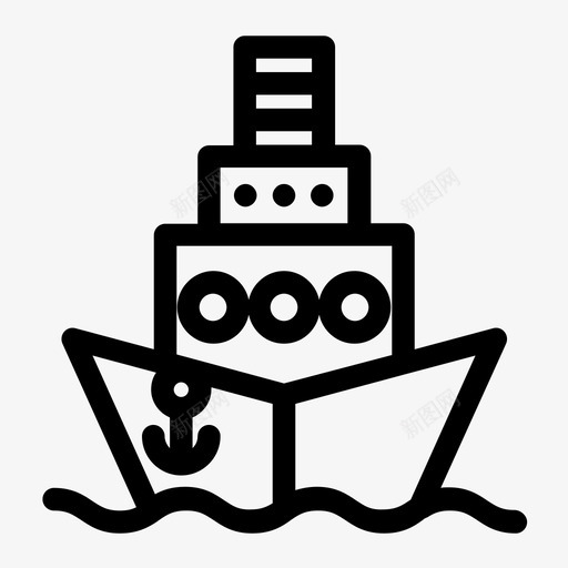 船炮兵图标svg_新图网 https://ixintu.com 炮兵 船