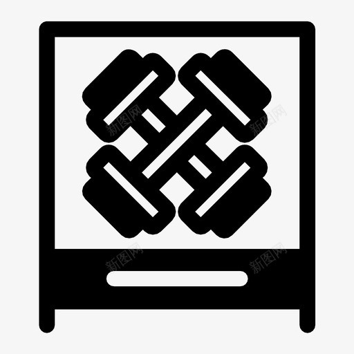 举重比赛奥运会图标svg_新图网 https://ixintu.com 举重 体育 奥运会 比赛